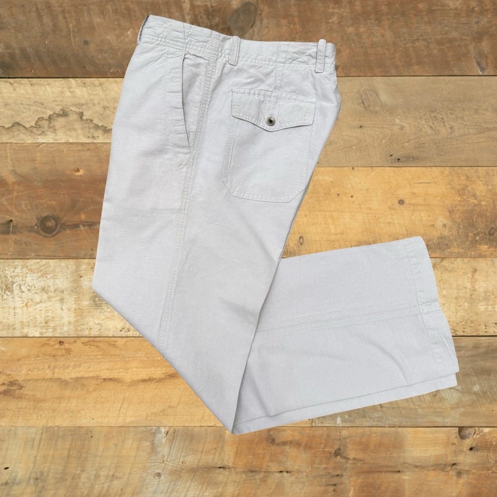 Banana Republic / Men’s Relaxed Fit Linen Cotton Drawstring Pants / 33 W x 32 L